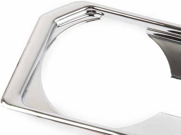 Nicebee Chrome Silver ABS Exterior/Interior Accessories Decoration Trim Cover Compatible with 2015-2020 Ford Raptor F150 LTD (Armrest Box Water Cup Frame Decoration)
