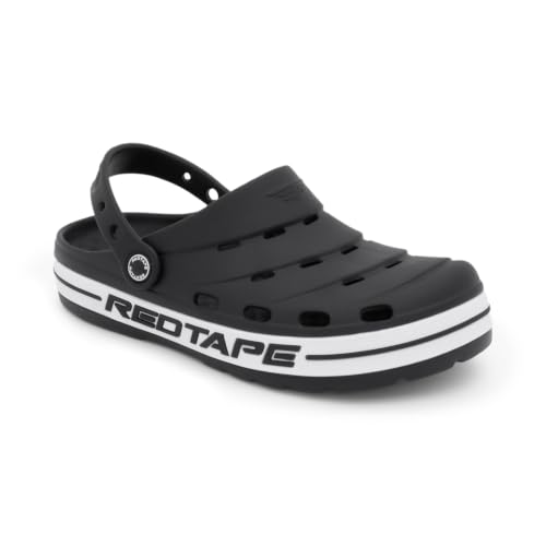 Image of Red Tape Slider Clogs for Men for Everyday Comfort| Casual Pool Sliders.