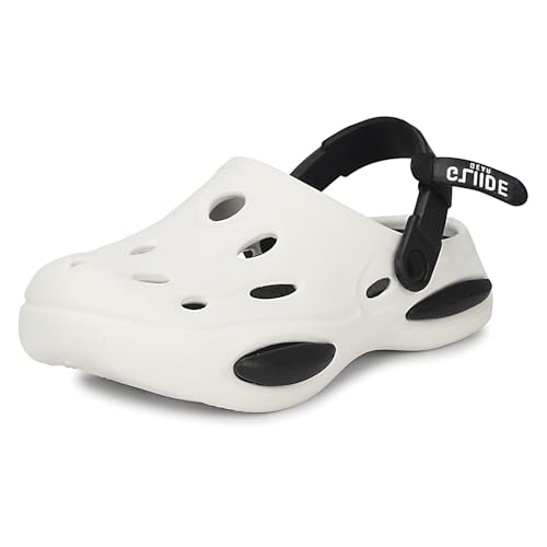 Image of Kraasa Glide Gear Men's Eva Casual Clogs for Everyday use | Sandals with Adjustable Back Strap | Lightweight, Comfortable | Stylish and Waterproof Mules