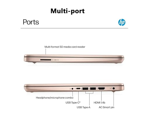 Image of Customized Elite HP 14 inch HD Laptop, 4GB, 128GB, Intel 4-Core, 1-Year Office