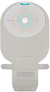 SenSura Mio 1-Piece EasiClose Wide Drainable Pouch, Standard Wear Flat w/Full-Circle Filter, Maxi 7.1 x 5.5 x 2 Inch 10481 (Box of 10)