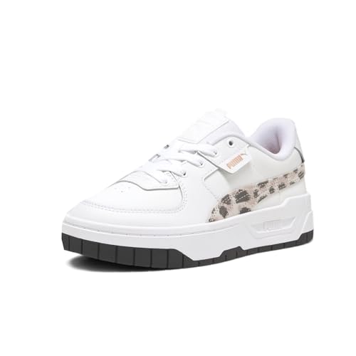PUMA Kids Girls Cali Dream Animal Print Lace Up Sneakers Shoes Casual - White - Size 5 M2
