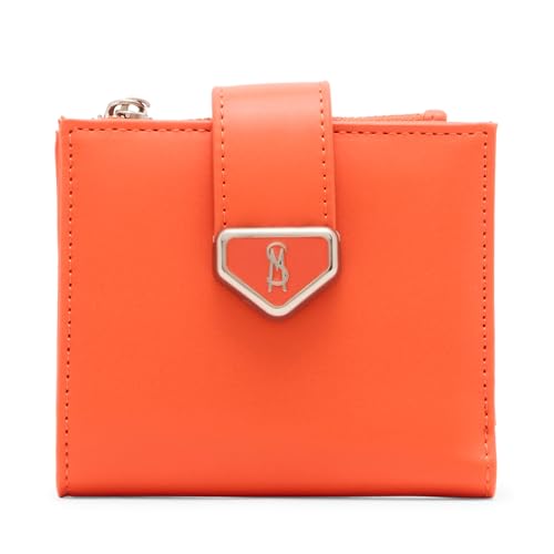 Steve Madden Women's Jem-B Bifold Wallet, Orange, One Size