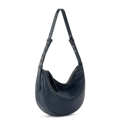 Image of The Sak Tess Crescent Shoulder Bag - Premium Women's Handbag for Everyday & Travel - Adjustable Strap with Zipper Closure