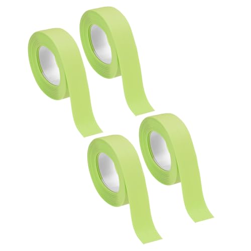 Image of uxcell 4 Rolls Green Caulk Sealant Strip Waterproof Self Adhesive 0.87 inch x 10.5Ft Toilet Caulk Tape, Bathtub Caulk Sealing Strip for Kitchen Countertop, Sink, and Floor Edge Protector