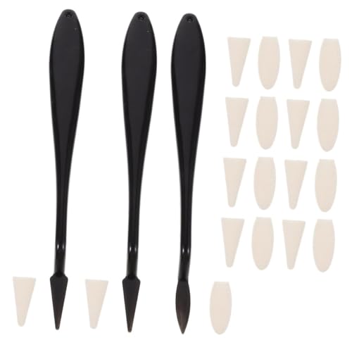 TOPPERFUN Sketch Drawing Tool Set 8pcs Sketch Wipes Blending Stumps Art Sponge Pad