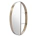 Zuo Modern Latitude Oval Shelf Mirror Antique Bronze