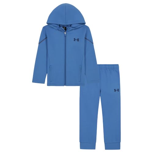 Image of Under Armour Boys' 2-Piece Hoodie Set, Full Zip Sweatshirt and Fleece Pants