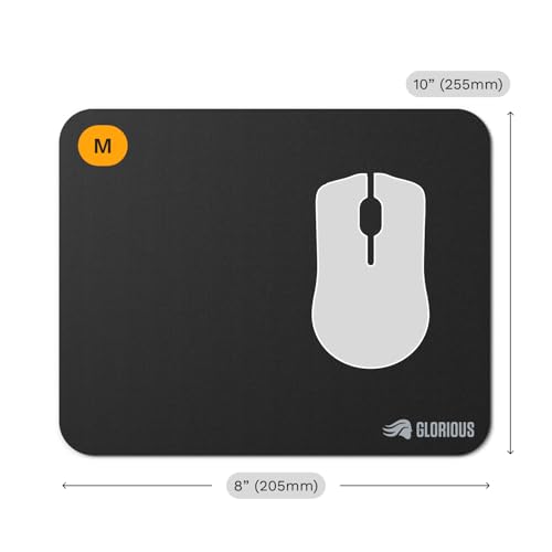 Image of GLORIOUS Gaming Mouse Pad GMP 2 - Medium - Spill-Proof Mouse Pad, Optimised for All Gaming Sensors, Balanced Surface for Speed & Control, Edgeless Design - 255mm x 205mm x 3mm - Medium Desk Mat