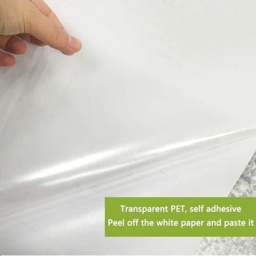 Image of Wall Protection Sheet- Clear Contact Paper Furniture Liner, Transparent Kitchen Backplash Proof || Peel & Stick Cover for Counters - Kitchen Furniture and Walls || (24 X 180 Inch)