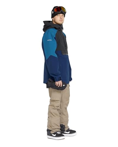Image of Volcom Men's Brighton Pullover Anarok Hooded Snowboard Jacket