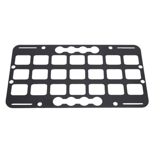 Placa de riel L para sujetar herramientas de forma segura en maleteros de SUVs y buses 5