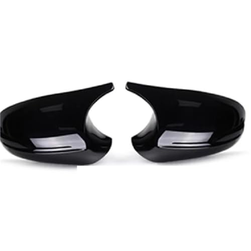 Couvercle rétroviseur noir BMW E90 E87 en ABS résistant style carbone