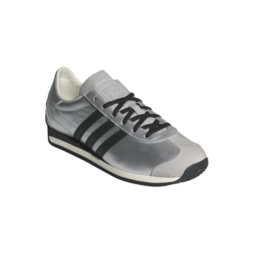 adidas Womens Country Og Metallic Lace Up Sneakers Shoes Casual - Silver2