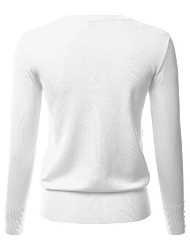 Image of LALABEE Women's V-Neck Long Sleeve Button Down Sweater Cardigan Soft Knit(S-XXL)