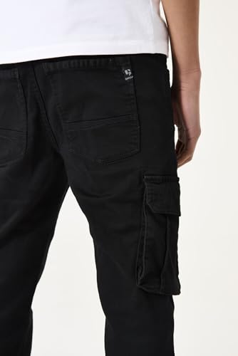 Garcia Kids Jungen Z3029_boys pants Hose, off black, 164 – Ansicht 5