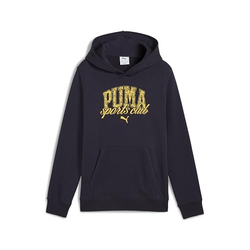PUMA Class Hoodie TR B, Felpe con Cappuccio Niños, New Navy,