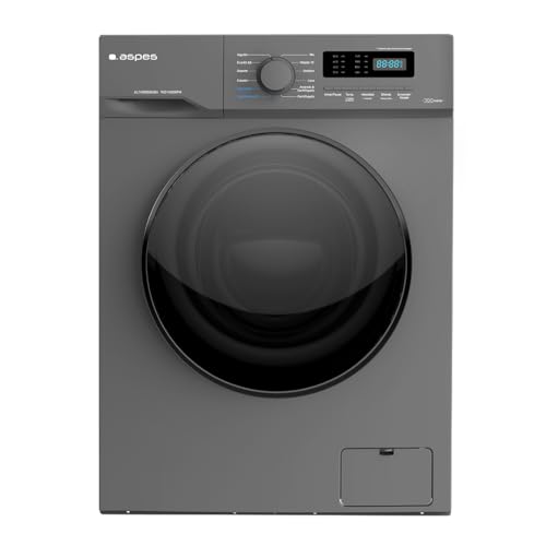 Aspes Lavadora 7Kg Carga Frontal Inox AL7400DIDVBX. 1700W, 1400rpm, Motor Inverter, 12 Programas, Función Stop&Go, Tambor Diamante, Clase de Eficiencia Energética D