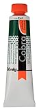 Royal Talens Cobra Artists' Water Mixable Oil Color, 40ml Tube, Permanent Green Deep (25056190)