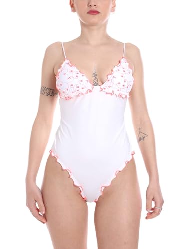 Costume donna bianco F21-3002ej : maillot de bain élégant pour femme
