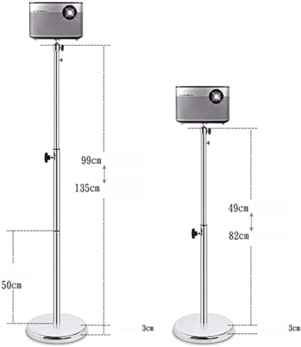Soporte de proyector de piso multifuncional con altura ajustable miniatura 3