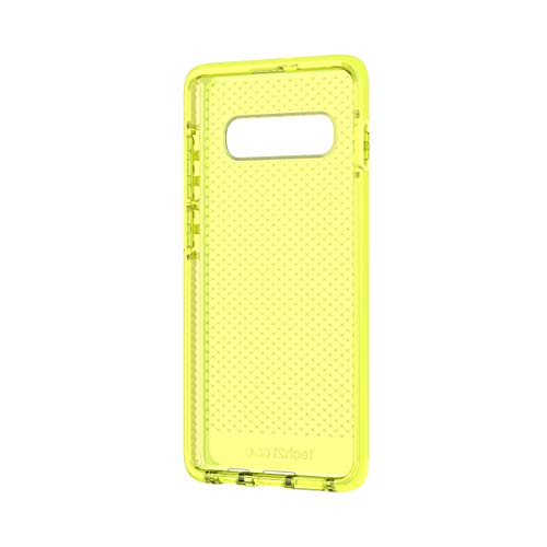 Coque Samsung S10+ tech21 anti-chute FlexShock jaune fluo - 4