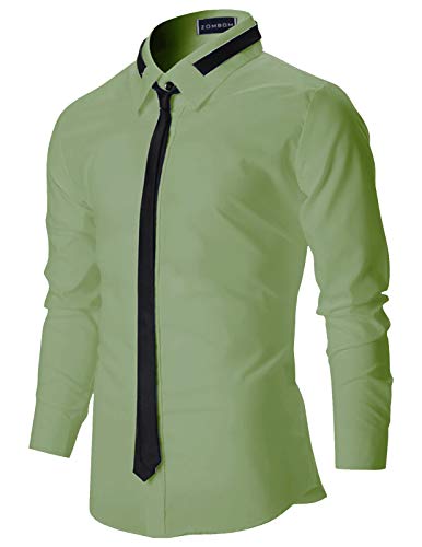 Image of Zombom Men's Regular Fit Casual Shirts