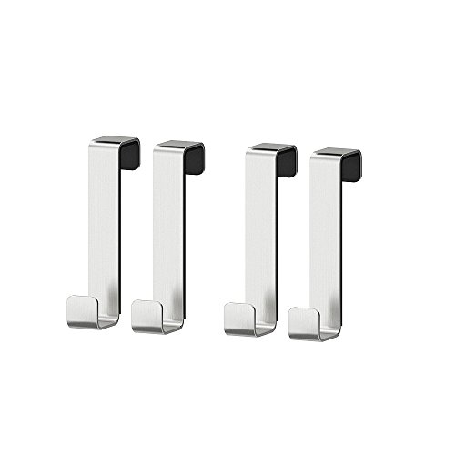 IKEA lillangen Over The Door Hook,Clothes Hanger, Towel Hook, Stainess Steel 4-pk 