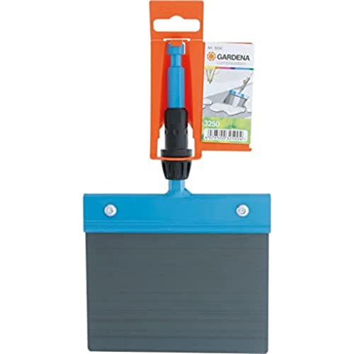 Gardena Grattoir à glace combisystem 15 : racloir à glace, lame en acier trempé et remplaçable, retrait facile des plaques de glace et de la neige tassée, largeur de travail 15 cm (3250-20)