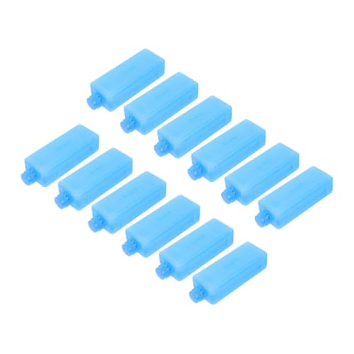 GRIRIW 12Pcs Reusable Ice Crystal Boxes for Air Conditioners Sustainable Cooling Packs for Freezer Lunch Bags Coolers Energy Efficient for Staying Cool