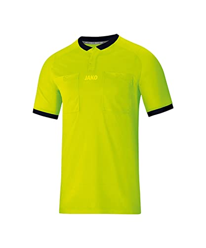 JAKO Herren Schiedsrichter-Trikot (Kurzarm), Lemon, XS