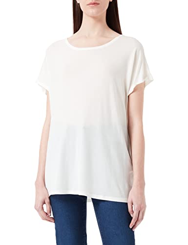 VERO MODA Curve Vmava Plain SS Top Ga Curve Noos Camiseta, Blancanieves, 20-22 para Mujer