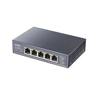 Cudy 5-Port 2.5G Ethernet Unmanaged Switch, DC-betrieben, 25Gbps, HS105 – Ansicht 4