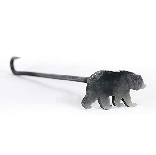 Animal Wood Branding Iron for Personalized Crafts, Custom Woodworking, BBQ, and Grilling - Bear - 4