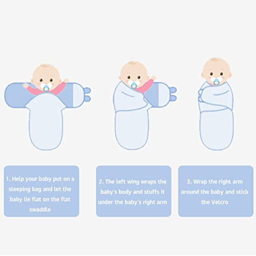 Fauxpont Babyslaapzak, 2,5 TOG, biologisch katoen, zacht, turbulbullet, wintergeboorte van katoen, met afneembare mouwen, 3-in-1, mouwloos, voor baby's, 0-6 maanden, voor alle seizoenen - Afbeelding 7