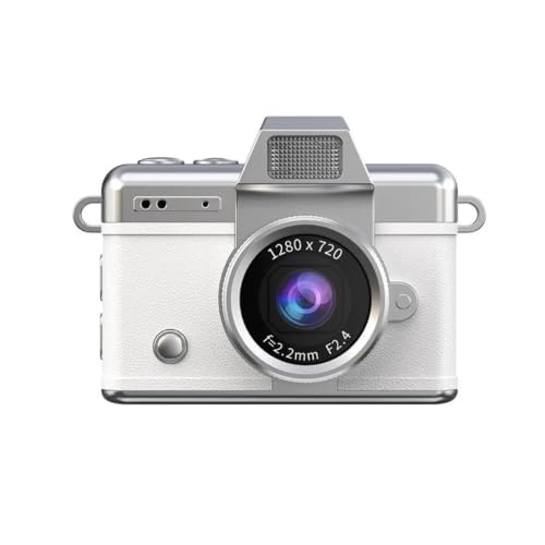 Cámara Digital Mini Vintage 1080P Portátil Blanca miniatura 1
