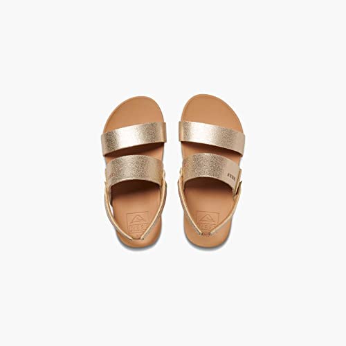 Reef Little Cushion Vista Kids Sandal in Monstera3