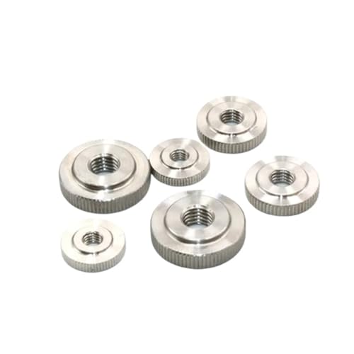 2-10個 M2 M2.5 M3 M4 M5 M6 m8 m10 ステンレススチール製小段ローレットつまみナット(M8 2pcs)