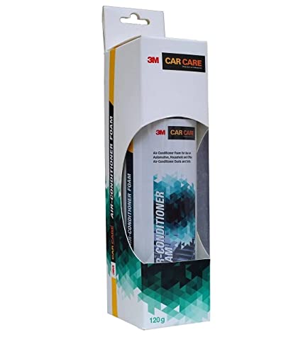 3M Air Conditioner Cleaner Foam (120 g) | Removes Dust and Bad Odor | Car AC Vent Foam Cleaner | Deep Cleaning