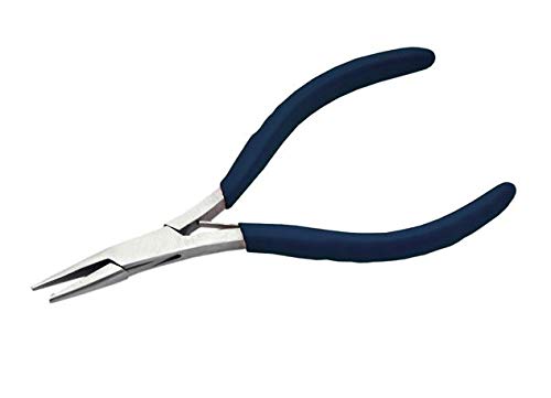 Blue Stainless Steel 5 inch Grip Handle Micro Ring Splitter Plier (Pack Of 2)