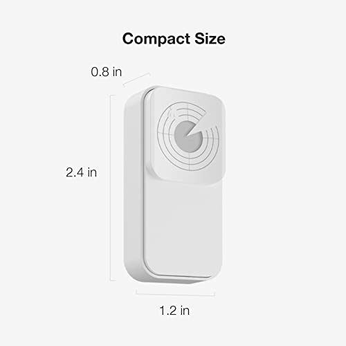 BroadLink FastCon Smart Radar Motion Sensor - Wireless Human Sensor Detector for Remote Monitoring and Smart Home Automation, Broad Detection Range, Compatible with Alexa(Mini Hub GW4C Required) - Thumbnail 4