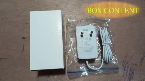 Image of 15W Charger for Alexa Dot 5th Gen /Dot 4th Gen /3rd Gen /Kids Edition /TV Cube /Show 5 Charger Cord Replacement Adapter Alexa Adaptor (15W White)
