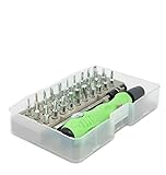 Non slip handle telescopic rod 32 in 1 Mini magnetic screwdriver set,portable hardware tool kit,hous