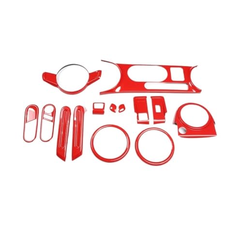 Autocollants voiture VW Beetle 2012-2019 en finition rouge sport éclatante