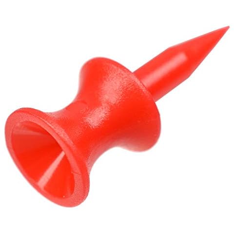 Joyhey 100 Pcs Plastic Golf Tees, Short Golf Tees - 1.22 inch / 31 mm Cover