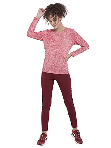 Image of CHKOKKO Women's High Rise Regular Fit Polyester Blend Sports Leggings (JSSTIGHT)