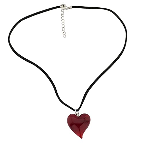 Collier Verre de Murano Rouge Authentique Évitez les Imitations avec ce Bijou