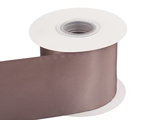 Double Faced Satin Ribbon, 75mm X 22M, Solid Polyester Craft Ribbon, Perfect for Gift Wrapping Crafts - Image 2