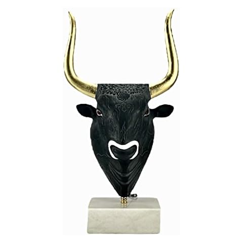 Bull Head Minotaur Terracotta Statue Cover