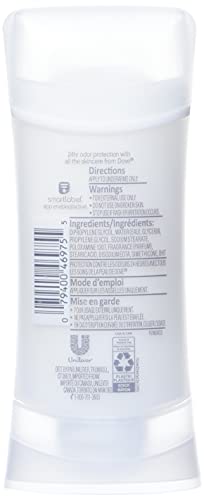 Dove Aluminum-Free Deodorant For Women Sensitive For 24 Hour Alcohol Free Odor Protection Safe For Sensitive Skin 2.6 Oz #TOP2